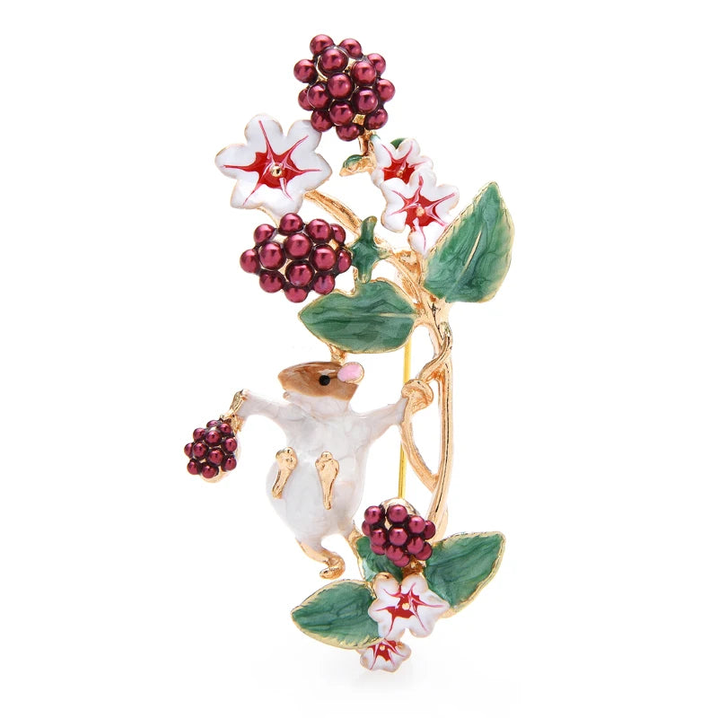PENDRA Wuli9 Enamel Brooch