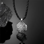 PENDRA Rune Compass Vegvisir Necklace