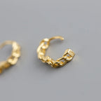 PENDRA Hoop Sterling Silver 4 Earrings