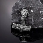 PENDRA Thor Hammer Norse Necklace