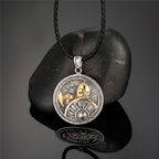 PENDRA Warrior Helmet Gold Necklace