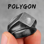PENDRA Polygon Trend Punk Ring