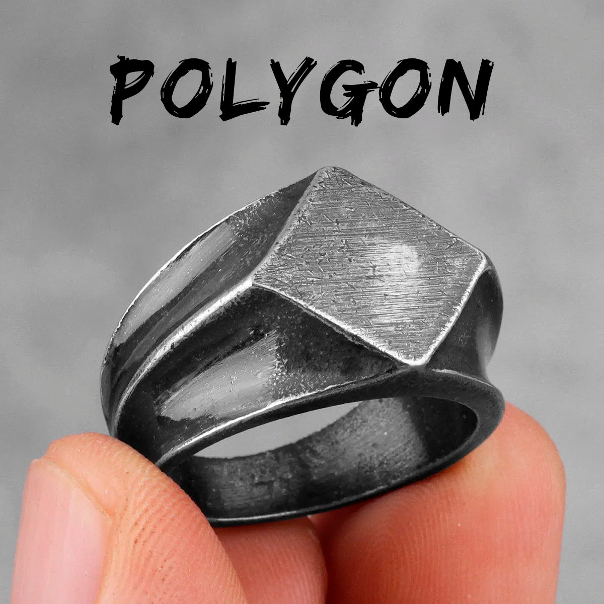 PENDRA Polygon Trend Punk Ring