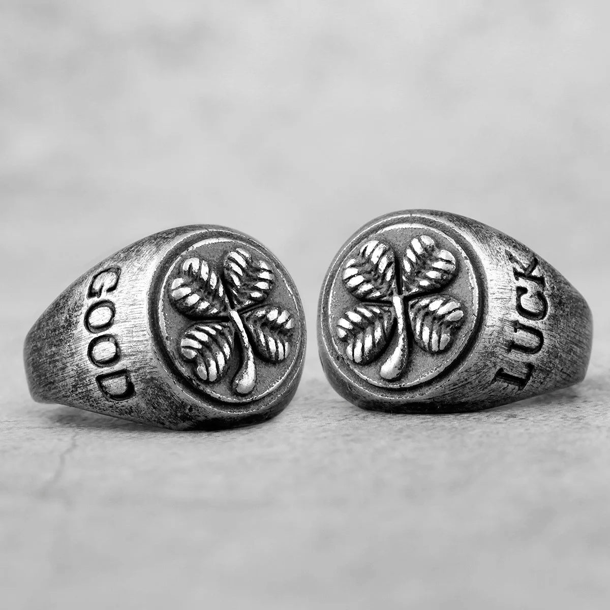 PENDRA Good Luck Four Steel Ring