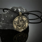 PENDRA Tree Life Rune Leather Necklace