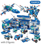 PENDRA 8in1 Police Command Building Set
