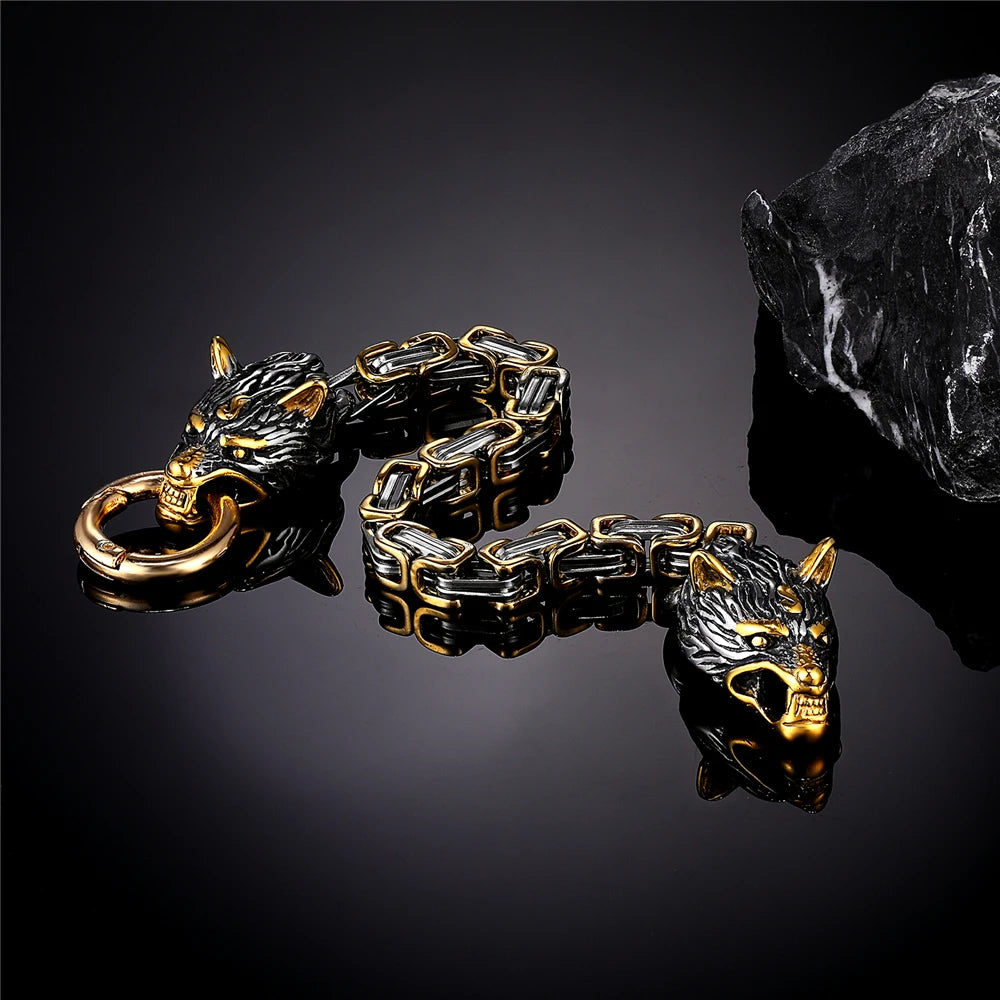 PENDRA Wolf Gold Bracelet