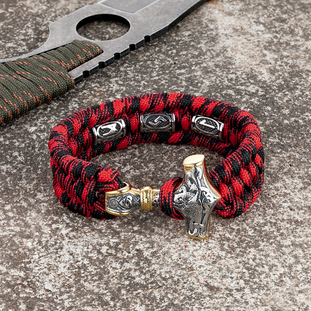 PENDRA Rune Hammer Bracelet