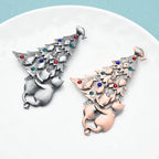 PENDRA Vintage Christmas Tree Brooch