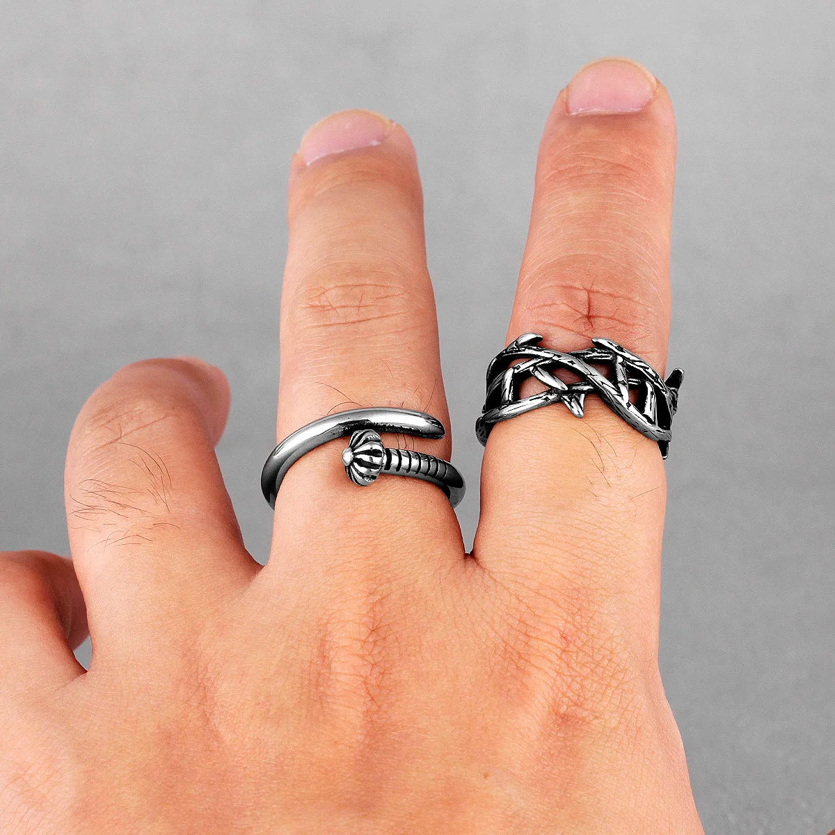PENDRA Victory Olive Branch Ring