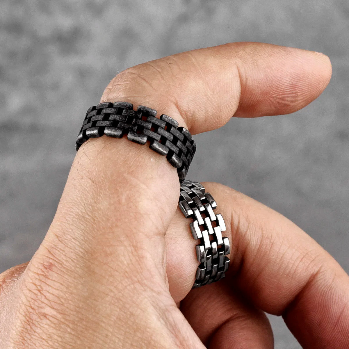 PENDRA Boyfriend Steel Ring