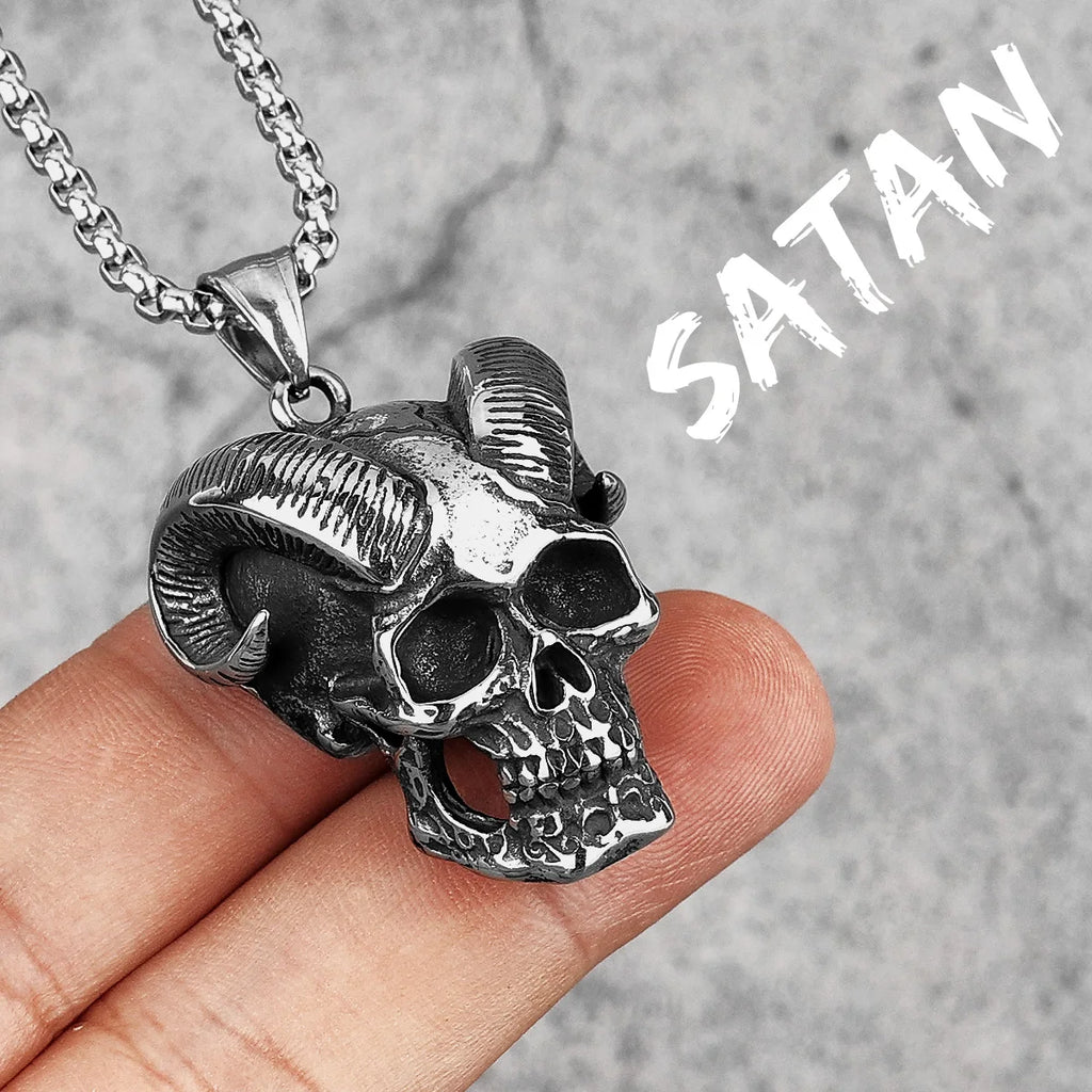 PENDRA Xanmire Skull Motif Necklace