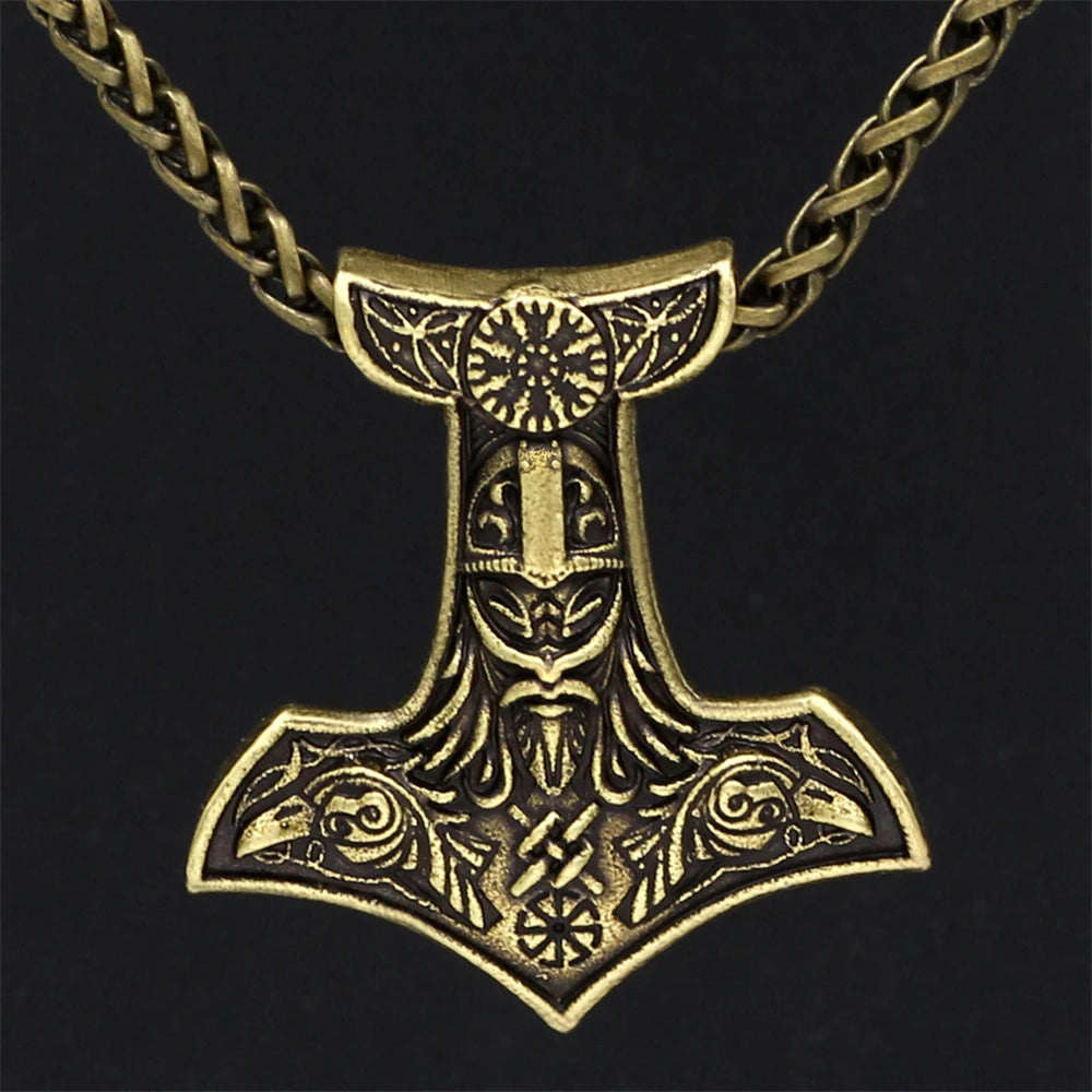 PENDRA Rune Norse Hammer Necklace