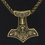 PENDRA Rune Norse Hammer Necklace