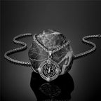 PENDRA Rune Compass Vegvisir Necklace