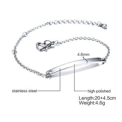 PENDRA Plate Tag Bracelet