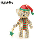 PENDRA Crystal Bear Full Rhinestone Brooch