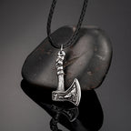 PENDRA Wolf Rune Pendant Necklace