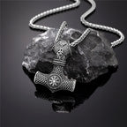 PENDRA Thor Hammer Norse Necklace