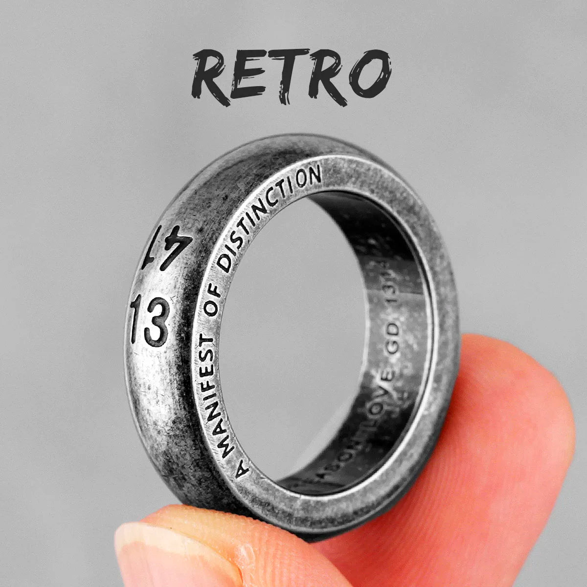 PENDRA Couple Lover Girlfriend Steel Ring