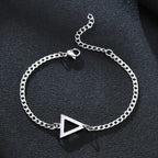 PENDRA Geometric Triangle Bracelet