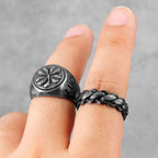 PENDRA Good Luck Four Steel Ring