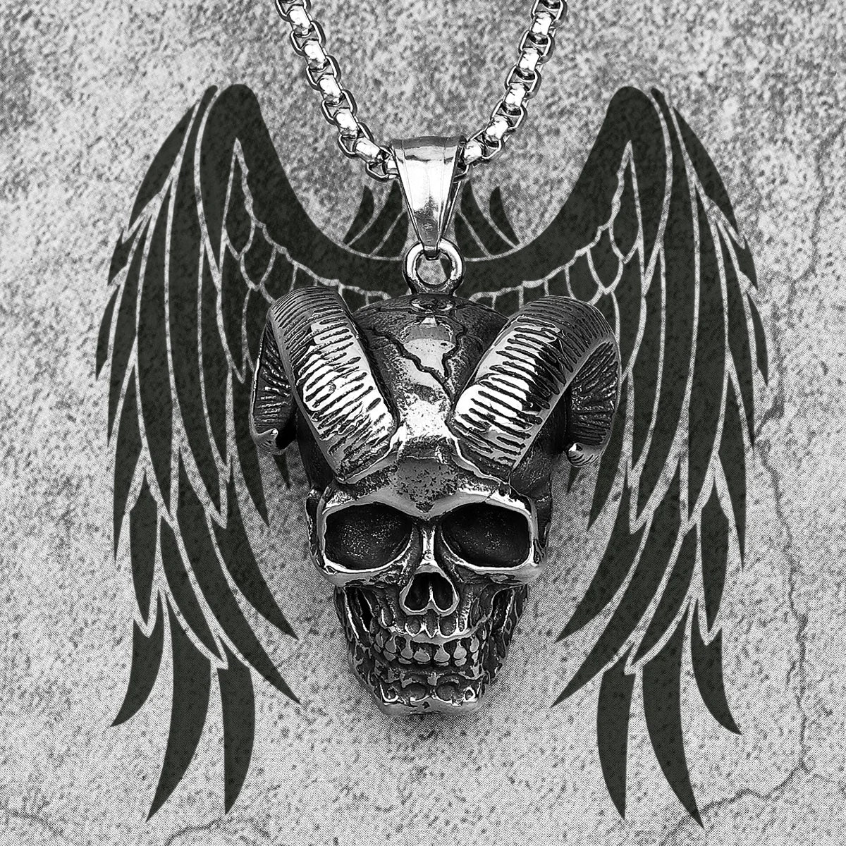PENDRA Xanmire Skull Motif Necklace