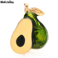 PENDRA Avocara Enamel Avocado Brooch