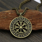 PENDRA Rune Compass Helmet Necklace