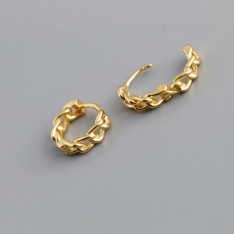 PENDRA Hoop Sterling Silver 4 Earrings