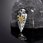 PENDRA Viking Trident Gold Necklace