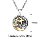PENDRA Wolf Gold Necklace
