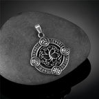 PENDRA Rune Compass Vegvisir Necklace