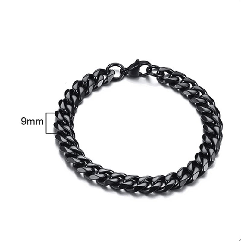 PENDRA Cuban Curb Thin Bracelet