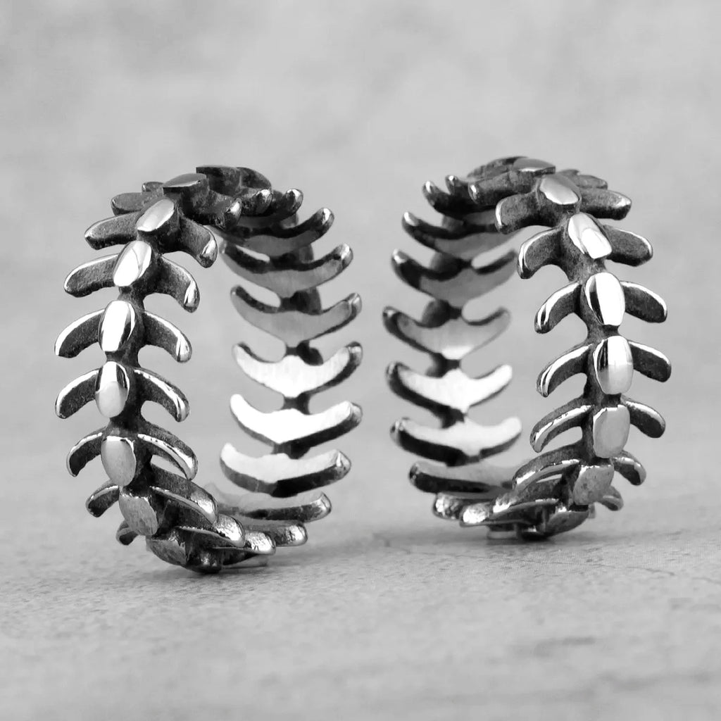 PENDRA Fish Bones Keel Steel Ring
