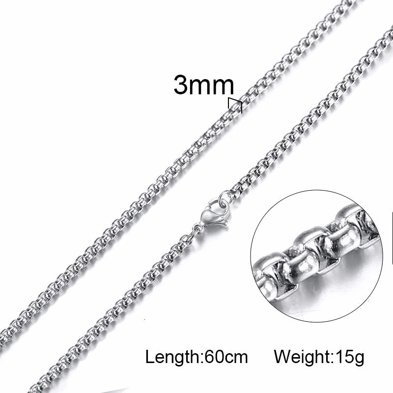 PENDRA Link 3Mm Chain Necklace