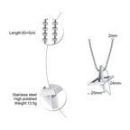 PENDRA Interlocking Triangle Pendant Necklace