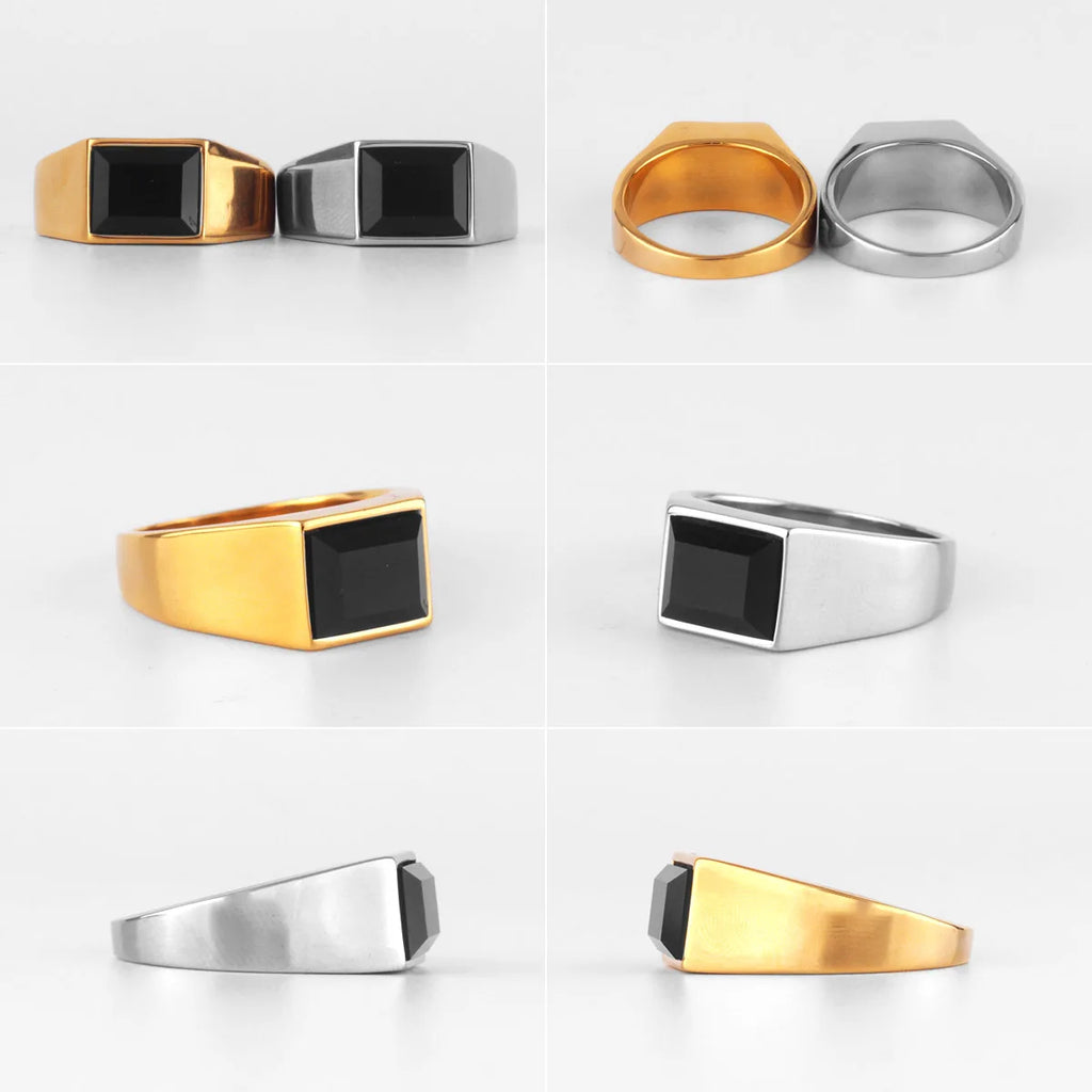 PENDRA Skinny Boyfriend Biker Steel Ring