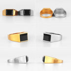 PENDRA Skinny Boyfriend Biker Steel Ring