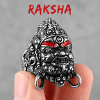 PENDRA Tibetan Buddhism Raksha Steel Ring