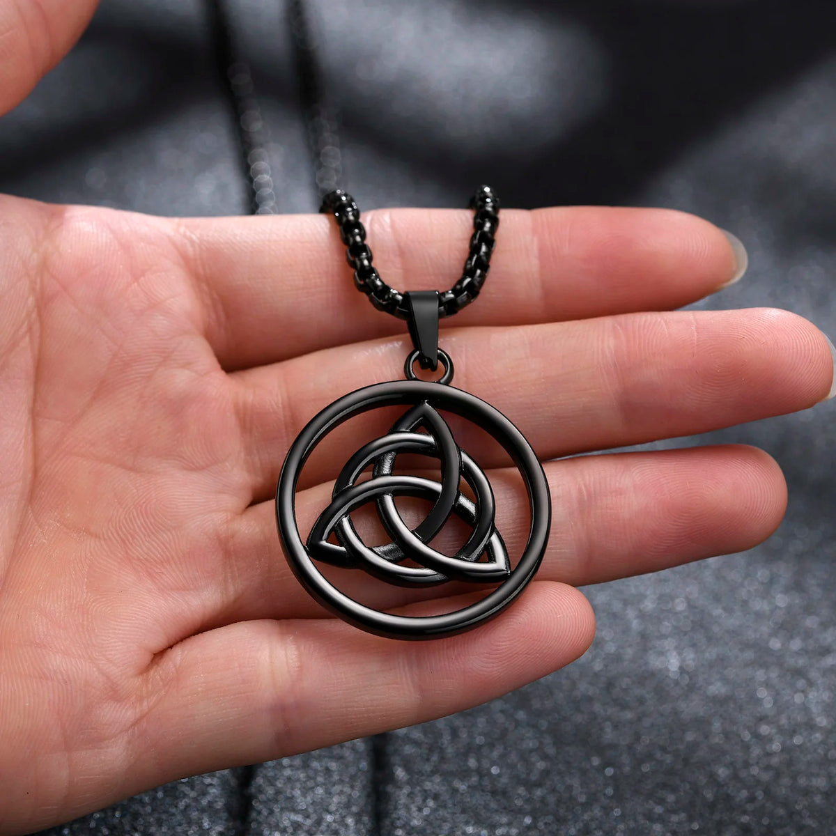 Viking Mjolnir Necklace,Thor's Hammer Pendant, Stainless Steel Viking Necklace,Viking Jewelry, Strength Amulet, Norse Mythology