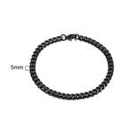 PENDRA Cuban Curb Thin Bracelet