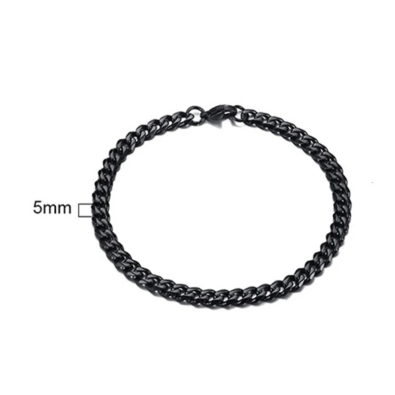 PENDRA Cuban Curb Thin Bracelet