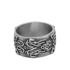 PENDRA Celtic Knot Rune Norse Ring