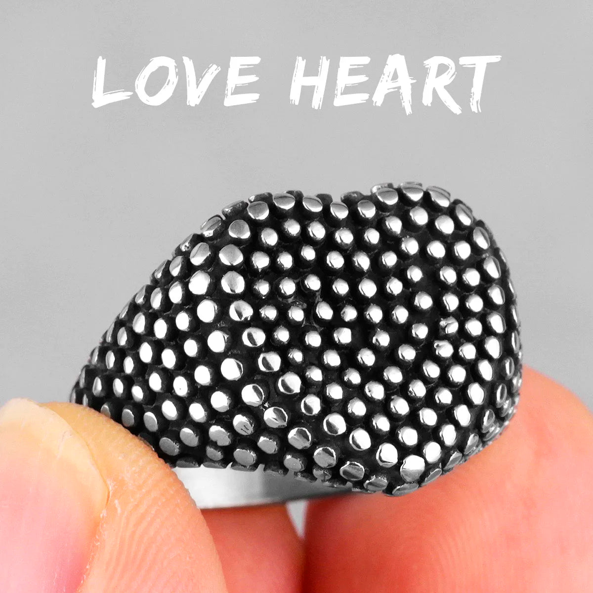 PENDRA Black Spot Geometry Ring