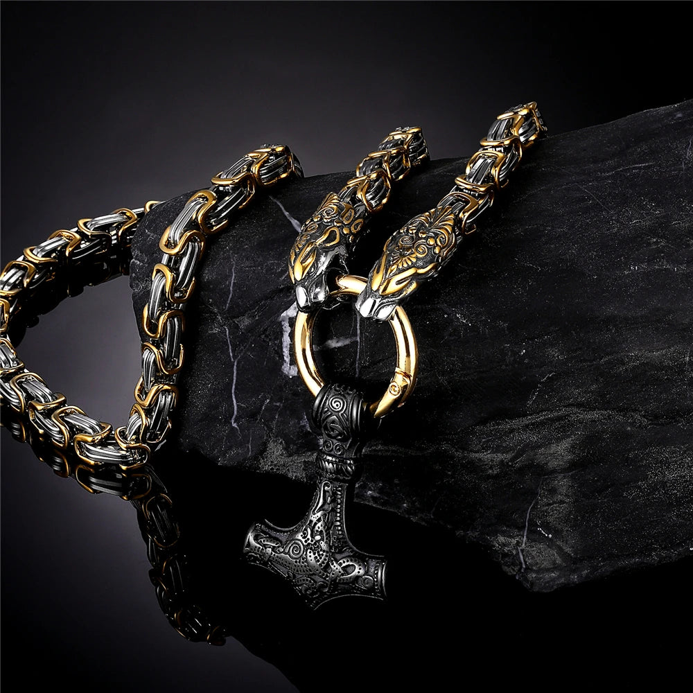 PENDRA Dragon Gold Necklace