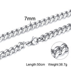PENDRA Cuban Curb Link Chain Necklace