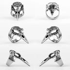 PENDRA Nordic Mythology Crow Steel Ring
