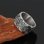 PENDRA Celtic Knot Rune Norse Ring