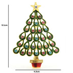 PENDRA Evergreen Christmas Tree Brooch